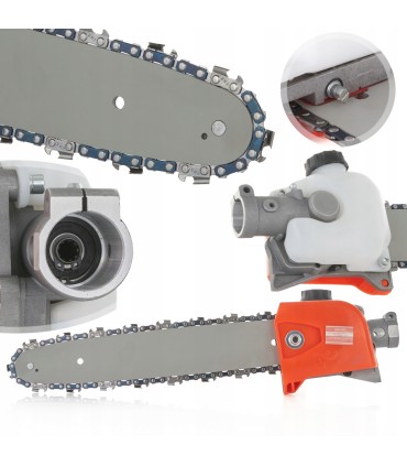 PIŁA ŁAŃCUCHOWA PRZYSTAWKA DO KOSY SPALINOWEJ ADAPTER 28MM 9 FREZÓW