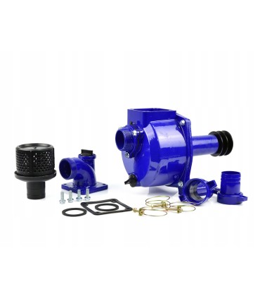 POMPA DO WODY PASEK KLINOWY MOTOPOMPA 2" DO WODY CZYSTEJ BRUDNEJ ALU NASADY