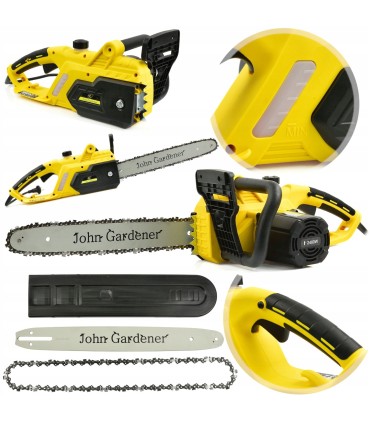 PIŁA ELEKTRYCZNA ŁAŃCUCHOWA PILARKA 2400W HAMULEC BEZPIECZEŃSTWA 56 OGNIW