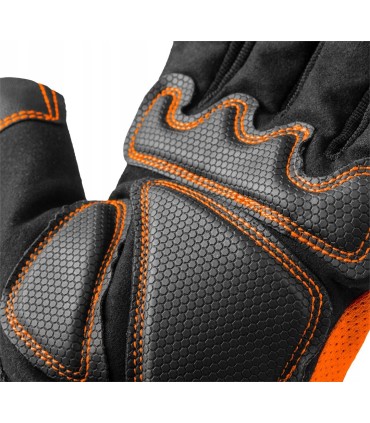 RĘKAWICE ROBOCZE OCHRONNE Z MAGNESEM 10'' NEO POWŁOKA GUMOWA NA PALCACH