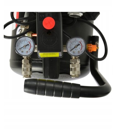 KOMPRESOR OLEJOWY SPRĘŻARKA 24L OLEJ PISTOLET WĄŻ 8 BAR CHŁODZONY OLEJEM