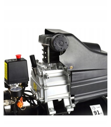 KOMPRESOR OLEJOWY SPRĘŻARKA 24L OLEJ PISTOLET WĄŻ 8 BAR CHŁODZONY OLEJEM