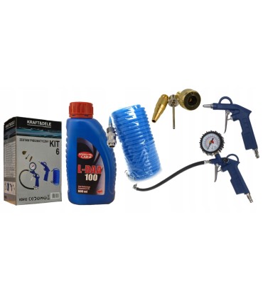 KOMPRESOR OLEJOWY SPRĘŻARKA 24L OLEJ PISTOLET WĄŻ 8 BAR CHŁODZONY OLEJEM