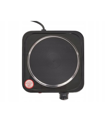 KUCHENKA GAZOWA ELEKTRYCZNA PŁYTA JEDNOPALNIKOWA 1000W KEMPING KOMPAKTOWA