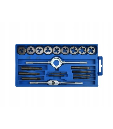 NARZYNKI GWINTOWNIKI KALIBROWNIKI ZESTAW 20 ELEMENTÓW PORĘCZNE PUDEŁKO