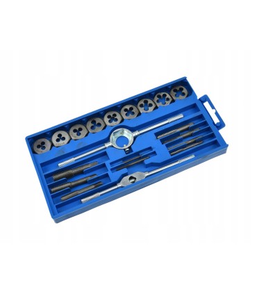 NARZYNKI GWINTOWNIKI KALIBROWNIKI ZESTAW 20 ELEMENTÓW PORĘCZNE PUDEŁKO