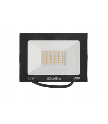 NAŚWIETLACZ LED 30W SMD CZARNY BARWA BIAŁA LAMPA 6500K ENERGOOSZCZĘDNY
