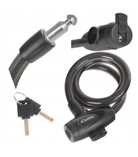 ZAPIĘCIE DO ROWERU ROWEROWE NA KLUCZ 12x800MM STALOWE ZESTAW 2 KLUCZE