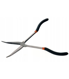 SZCZYPCE DŁUGIE WYGIĘTE 45° WYSOKIEJ JAKOŚCI STAL HARTOWANA ERGONOMICZNE
