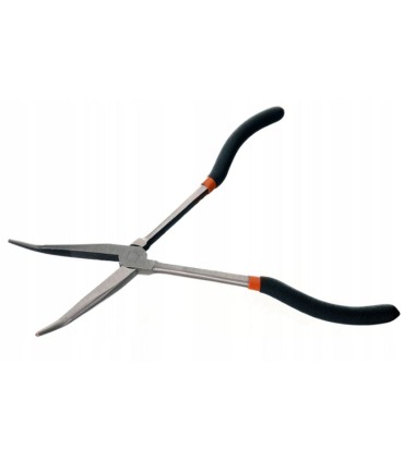 SZCZYPCE DŁUGIE WYGIĘTE 45° WYSOKIEJ JAKOŚCI STAL HARTOWANA ERGONOMICZNE