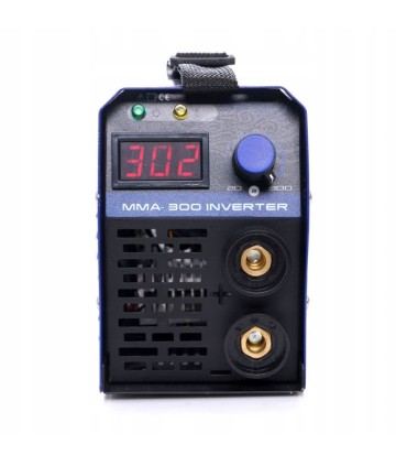 SPAWARKA INWERTOROWA MMA 300A WYŚWIETLACZ LCD PWM IGBT + MŁOTEK ZE SZCZOTKĄ