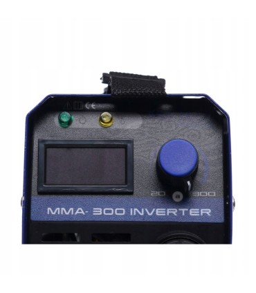 SPAWARKA INWERTOROWA MMA 300A WYŚWIETLACZ LCD PWM IGBT + MŁOTEK ZE SZCZOTKĄ
