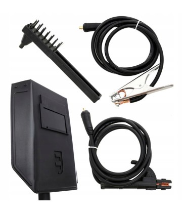 SPAWARKA INWERTOROWA MMA 300A WYŚWIETLACZ LCD PWM IGBT + MŁOTEK ZE SZCZOTKĄ