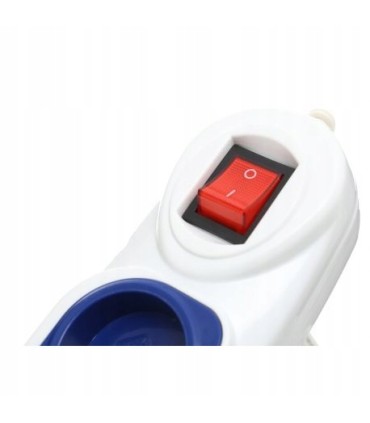 PRZEDŁUŻACZ LISTWA 3 GNIAZDA UZIEMIENIE 1.5M MIEDZIANA INSTALACJA RTV AGD