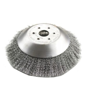 SZCZOTKA DRUCIANA DO KOSY SPALINOWEJ MIĘKKA 200/25,4MM TARCZA DO KOSTKI