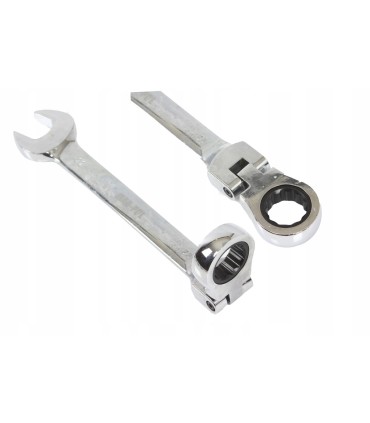 KLUCZE ŁAMANE PŁASKO OCZKOWE GRZECHOTKA 3SZT 8-13MM CRV HARTOWANE