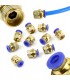 ZESTAW SZYBKOZŁĄCZEK PNEUMATYCZNYCH GWINTOWANYCH 1/4" 6MM 10SZT