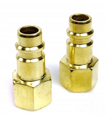 ZŁĄCZKI CIŚNIENIOWE ROZMIAR 1/4" ZESTAW 5 SZTUK MOSIĘŻNE WYSOKA JAKOŚC