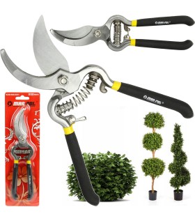 SEKATOR OGRODOWY OGRÓD NOŻYCOWY UNIWERSALNY 200MM 8'' STAL GUMOWA RĘKOJEŚĆ