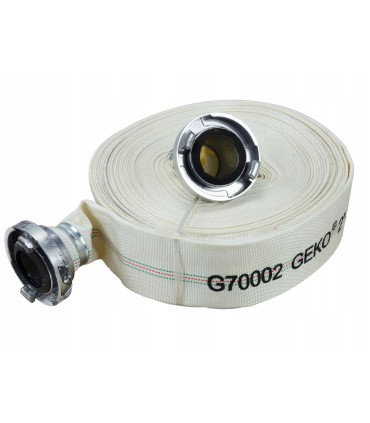 WĄŻ STRAŻACKI PARCIANY DO WODY 2" 30M Z KOŃCÓWKAMI SZYBKOZŁĄCZKAMI BIAŁY