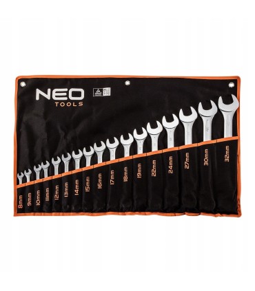 Klucze płasko-oczkowe 8-32 mm 17e