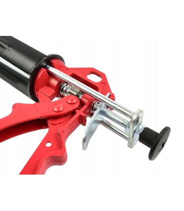 PISTOLET DO SILIKONU WYCISKACZ DO MAS WZMACNIANY 300ML STALOWY ERGONOMICZNY