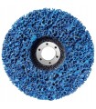 TARCZA ŚCIERNA WŁOS MURZYNA WŁÓKNINA NIEBIESKA 125 DO USUWANIA RDZY