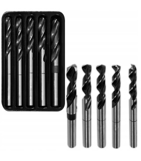 WIERTŁA DO METALU WIERTŁO HSS 5 ELEMENTÓW 10-15 MM KOMPLET TRWAŁE ODPORNE