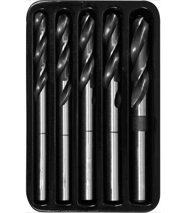 WIERTŁA DO METALU WIERTŁO HSS 5 ELEMENTÓW 10-15 MM KOMPLET TRWAŁE ODPORNE