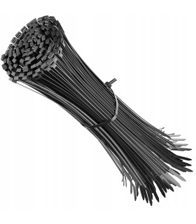 OPASKI ZACISKOWE KABLOWE CZARNE TRYTYTYKI TRYTKI 2.5x120 MM 100 SZTUK