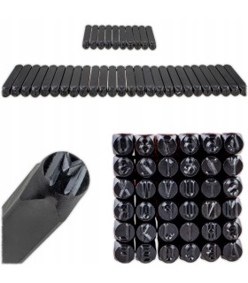 ZESTAW ZNACZNIKÓW ZNACZNIKI NUMERATORY 36EL LITERY CYFRY 6MM PUDEŁKO