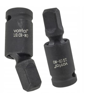 PRZEGUB KULOWY KULISTY 1/2" NASADKA CRMO UDAROWY NASADOWY