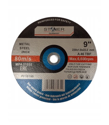 TARCZE DO METALU PROFI 230MMx1.8MM TARCZA 6000 OBR/MIN 5 SZTUK NIEZAWODNE