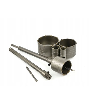 OTWORNICE WIDIOWE DO BETONU 9EL 30-100MM SDS+ MAX KORONY WIERTARSKIE