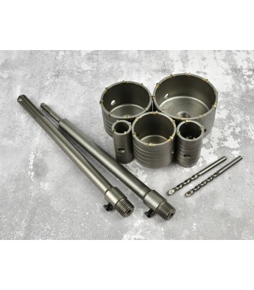 OTWORNICE WIDIOWE DO BETONU 9EL 30-100MM SDS+ MAX KORONY WIERTARSKIE
