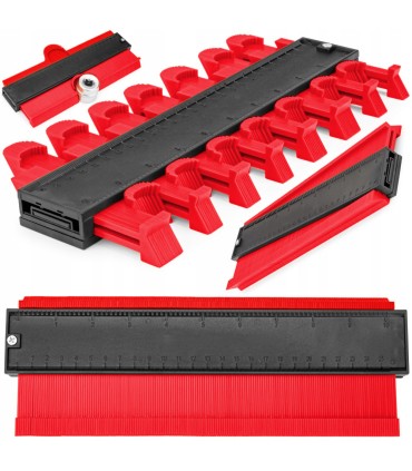 SZABLON GLAZURNICZY KOPIOWANIA KSZTAŁTÓW WZORNIK 10" PRAC WYKOŃCZENIOWYCH