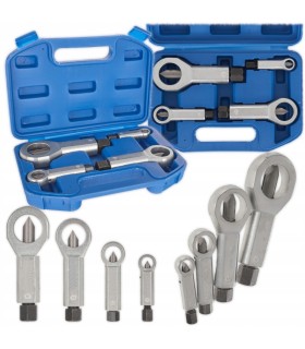 ZESTAW PRZECINAKÓW 4 SZT DO NAKRĘTEK ŚRUB PRZECINAKI OBCINAKI WALIZKA