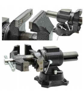 IMADŁO WIELOFUNKCYJNE 4" 100MM ŻELIWNE 360 STOPNI OBROTU UNIWERSALNE