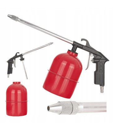 ROPOWNICA PISTOLET DO KONSERWACJI ZBIORNIK 950ML DO MYCIA DŁUGA DYSZA