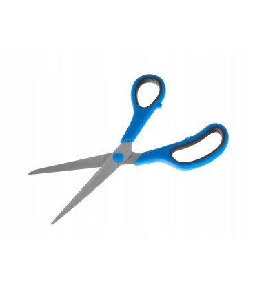 NOŻYCZKI 210MM DŁUGIE WYGIĘTE OSTRE BIUROWE ZE STALI NIERDZEWNEJ 1.8MM