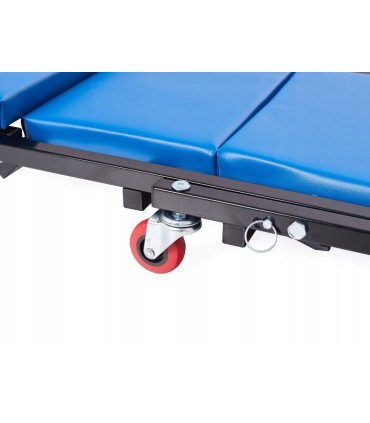 LEŻANKA WARSZTATOWA 2 W 1 FUNKCJA STOŁKA TABORET KOMFORTOWA TAPICERKA