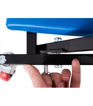 LEŻANKA WARSZTATOWA 2 W 1 FUNKCJA STOŁKA TABORET KOMFORTOWA TAPICERKA