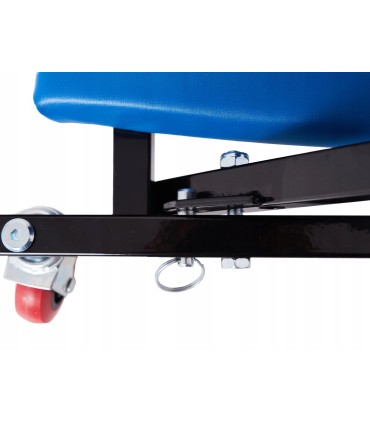 LEŻANKA WARSZTATOWA 2 W 1 FUNKCJA STOŁKA TABORET KOMFORTOWA TAPICERKA