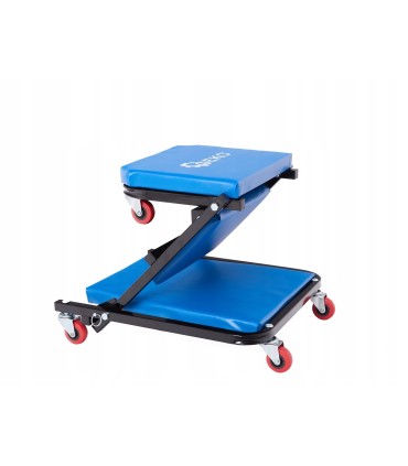 LEŻANKA WARSZTATOWA 2 W 1 FUNKCJA STOŁKA TABORET KOMFORTOWA TAPICERKA