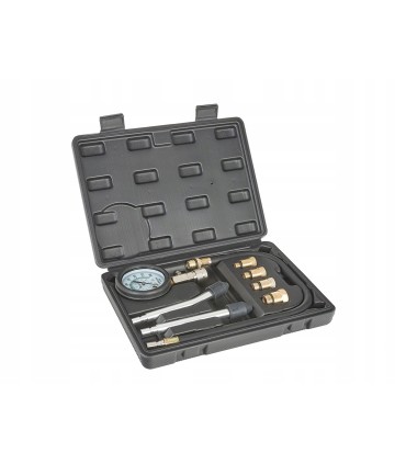 MIERNIK TESTER DO MIERZENIA CIŚNIENIA BENZYNY SPRĘŻANIA ZESTAW 8 ELEMENTÓW