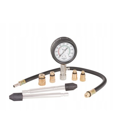 MIERNIK TESTER DO MIERZENIA CIŚNIENIA BENZYNY SPRĘŻANIA ZESTAW 8 ELEMENTÓW