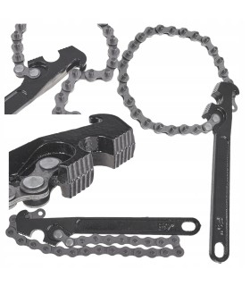 ŚCIĄGACZ KLUCZ DO FILTRA OLEJU ŁAŃCUCHOWY 9" ŁAŃCUCH 41CM UNIWERSALNY