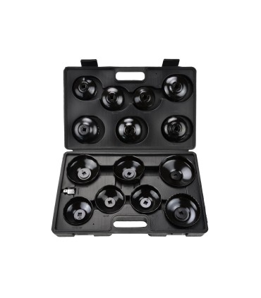 KLUCZE DO FILTRÓW OLEJU ZESTAW WALIZKA 15SZT NASADOWE KOMPLET 3/8" I 1/2"