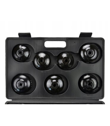 KLUCZE DO FILTRÓW OLEJU ZESTAW WALIZKA 15SZT NASADOWE KOMPLET 3/8" I 1/2"