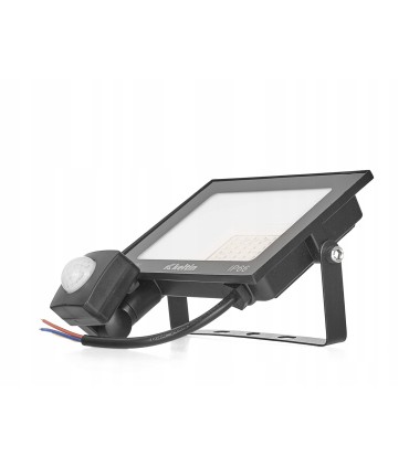 NAŚWIETLACZ LED 30W SMD LAMPA BIAŁA ZIMNA 6500K ENERGOOSZCZĘDNY CZUJNIK